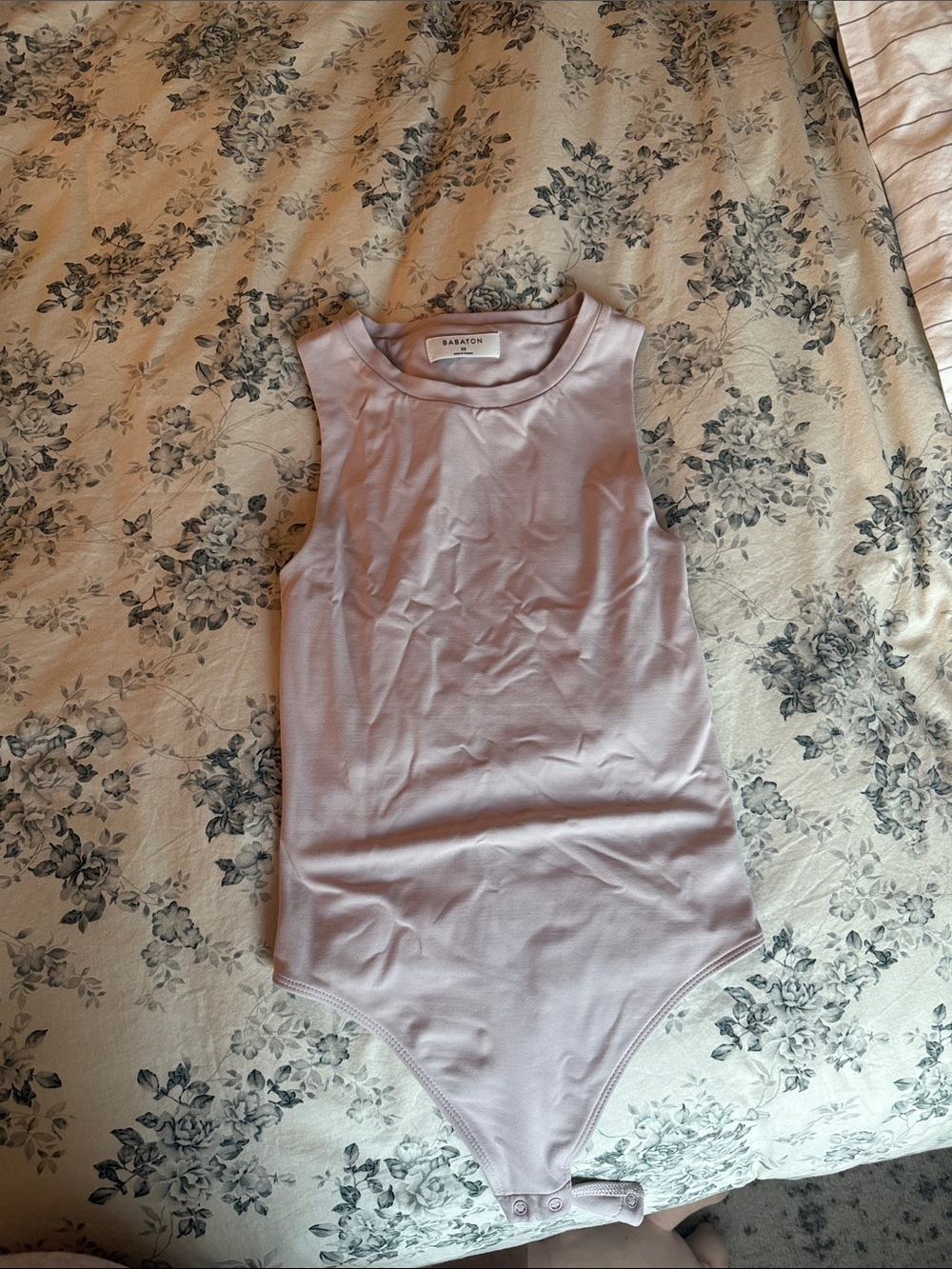 Aritzia Lavender Sleek Sleeveless Bodysuit